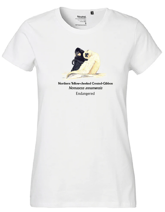 Northern Yellow-cheeked Crested-Gibbon (sitzend) T-Shirt