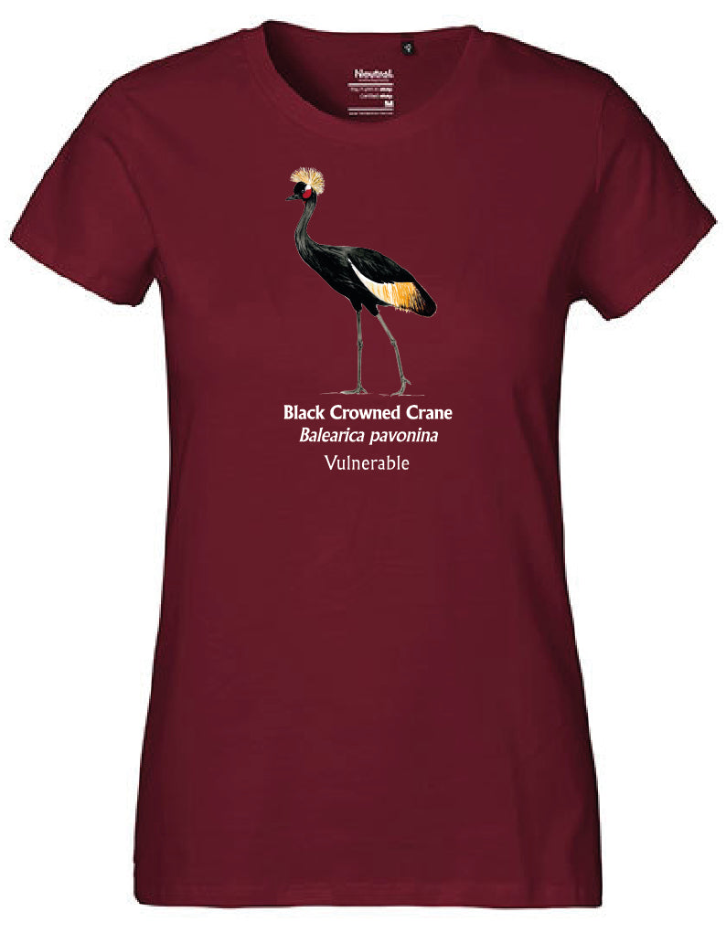 Black Crowned Crane T-Shirt