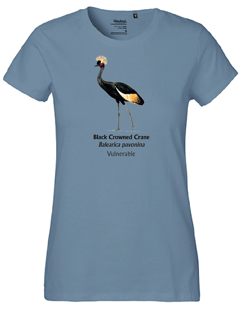 Black Crowned Crane T-Shirt