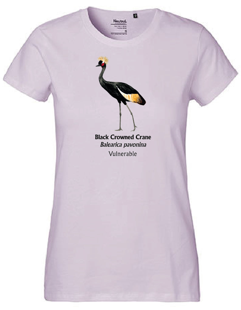 Black Crowned Crane T-Shirt