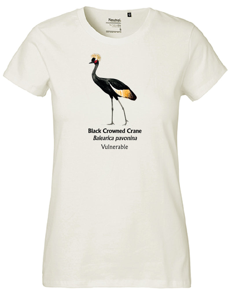 Black Crowned Crane T-Shirt