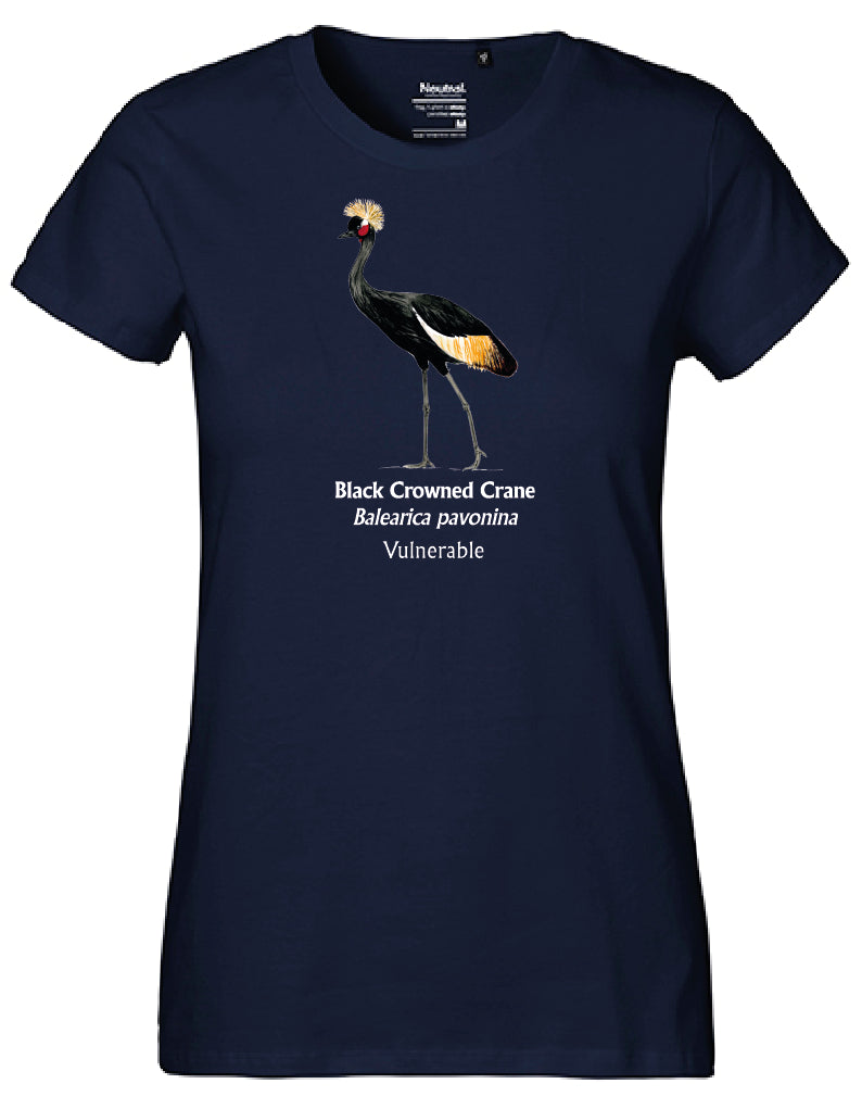 Black Crowned Crane T-Shirt