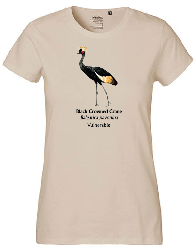 Black Crowned Crane T-Shirt