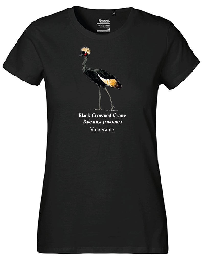 Black Crowned Crane T-Shirt