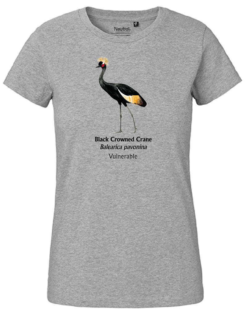 Black Crowned Crane T-Shirt