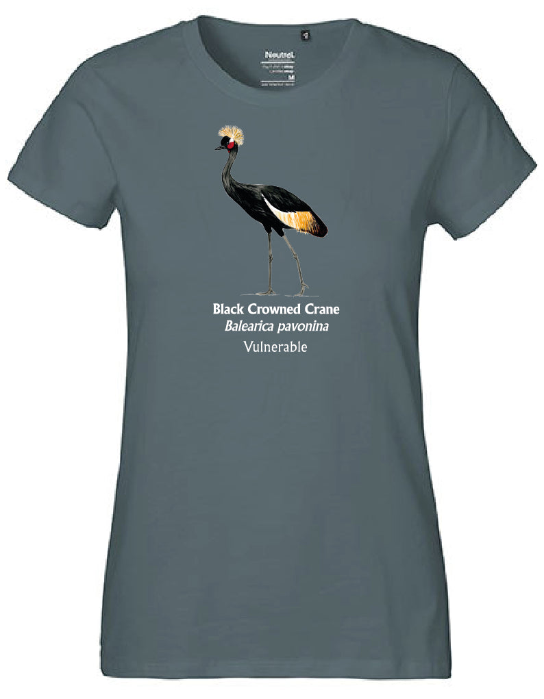 Black Crowned Crane T-Shirt