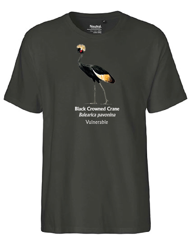 Black Crowned Crane T-Shirt