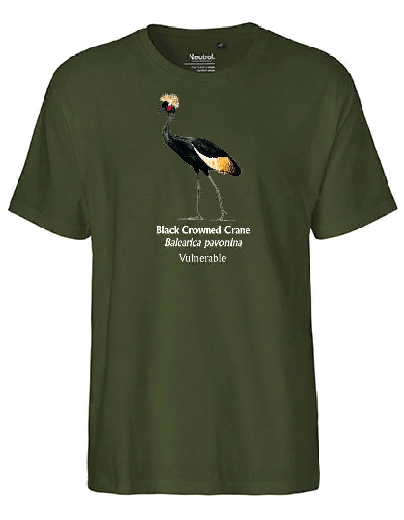 Black Crowned Crane T-Shirt