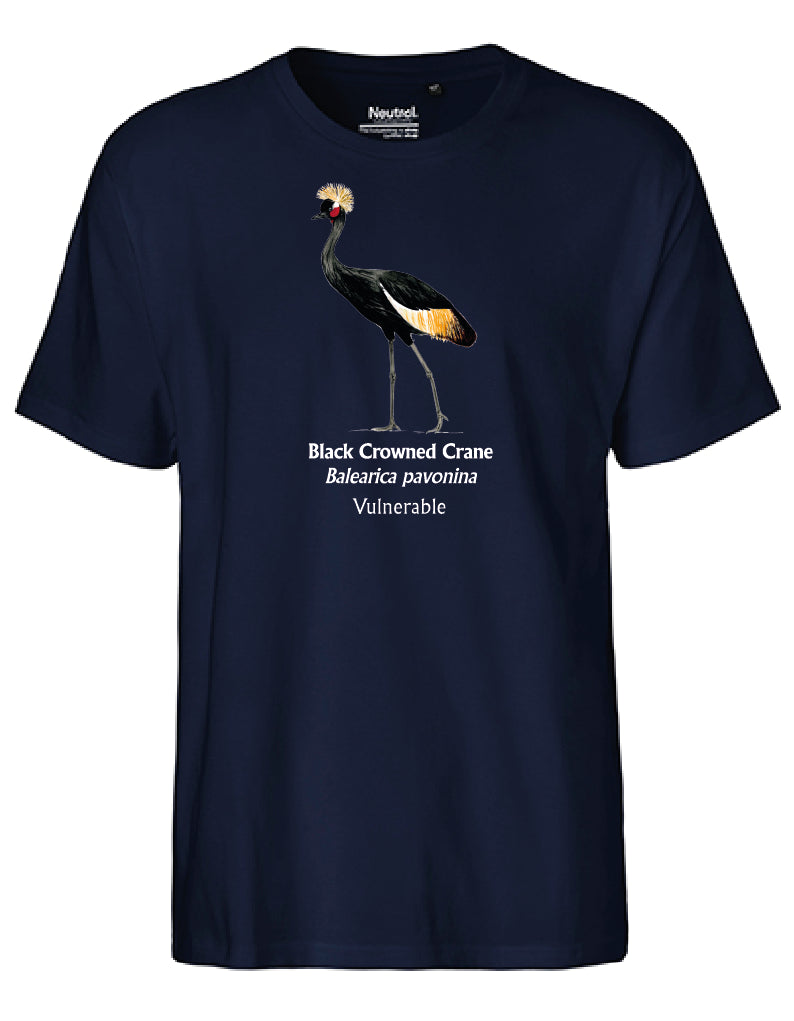 Black Crowned Crane T-Shirt