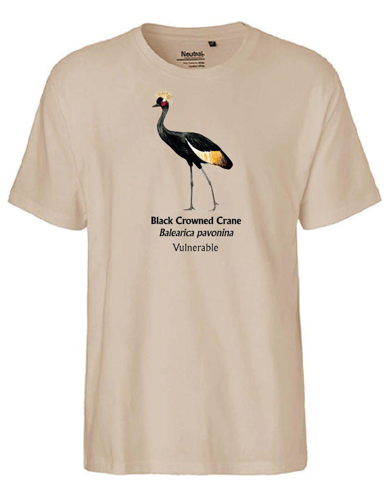 Black Crowned Crane T-Shirt