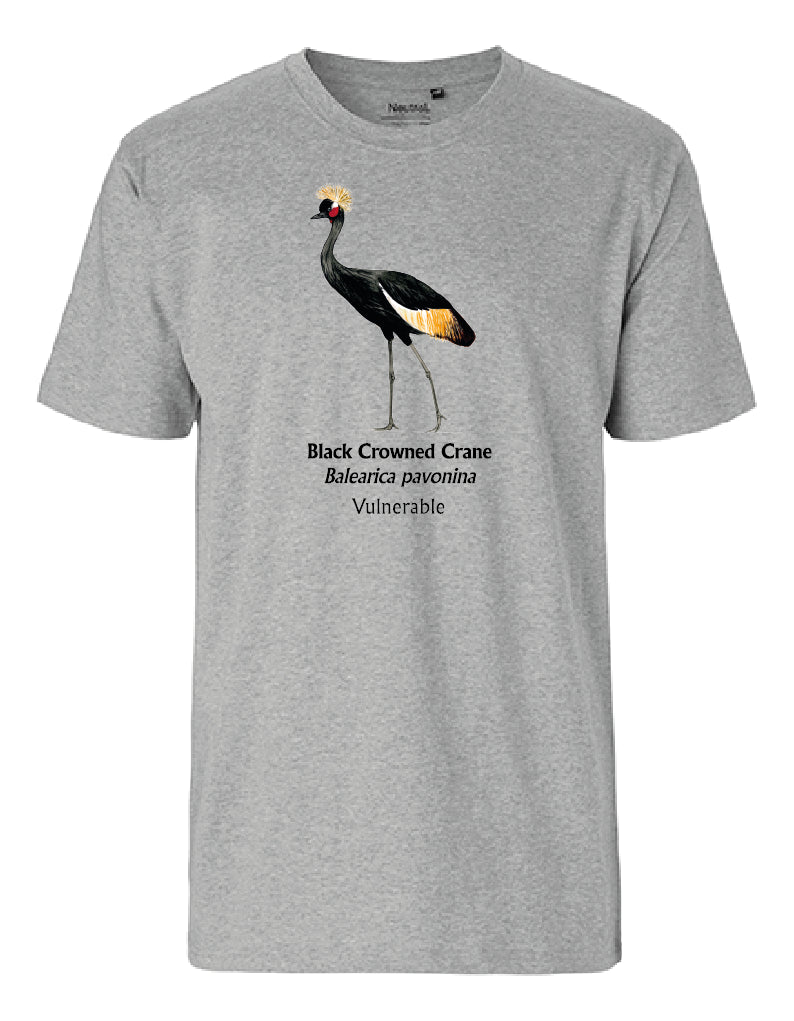 Black Crowned Crane T-Shirt