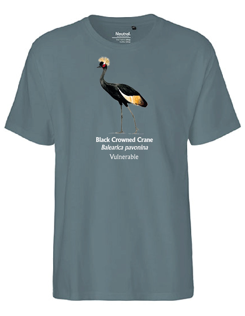 Black Crowned Crane T-Shirt