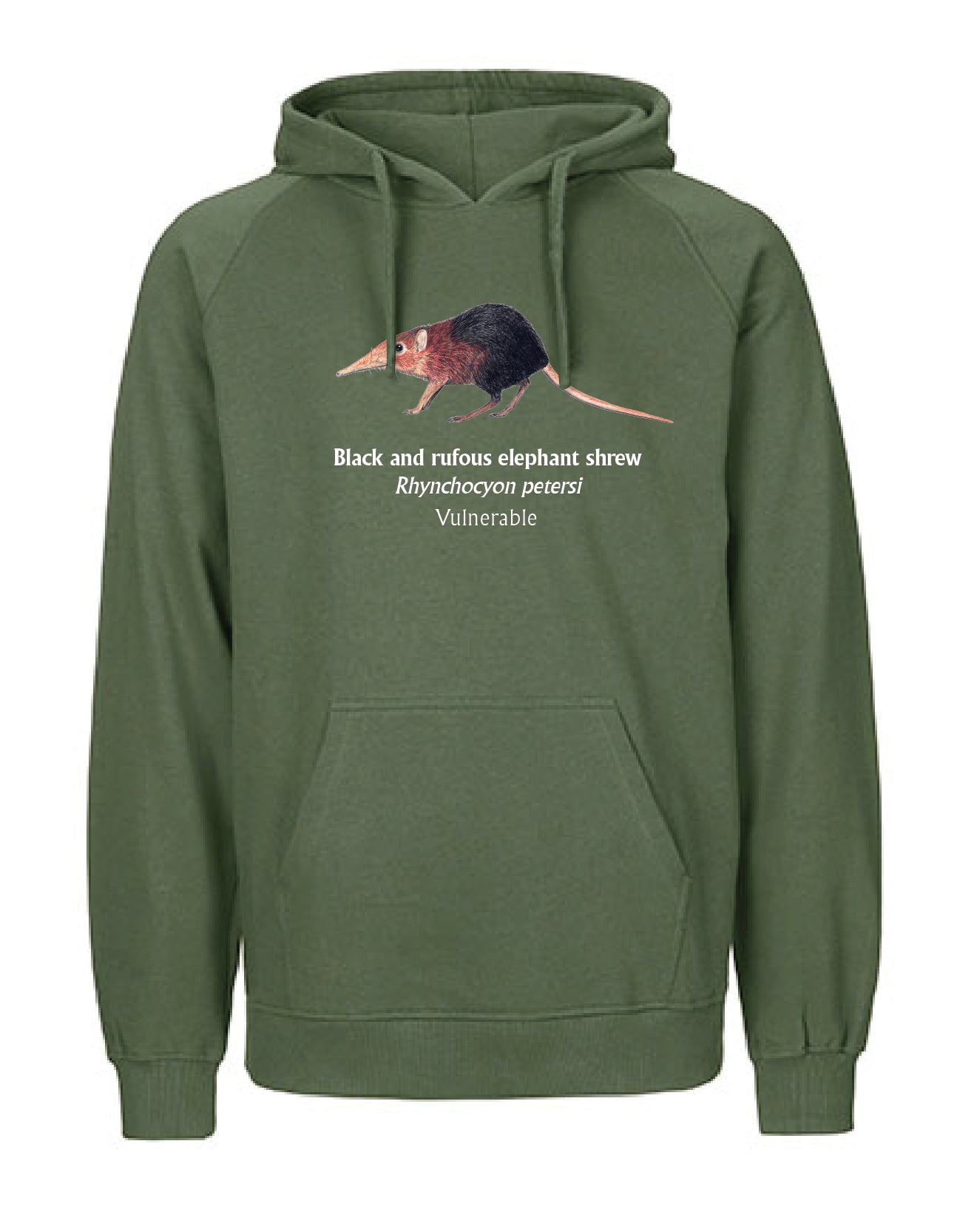 Black and rufous elephant shrew Hoodie