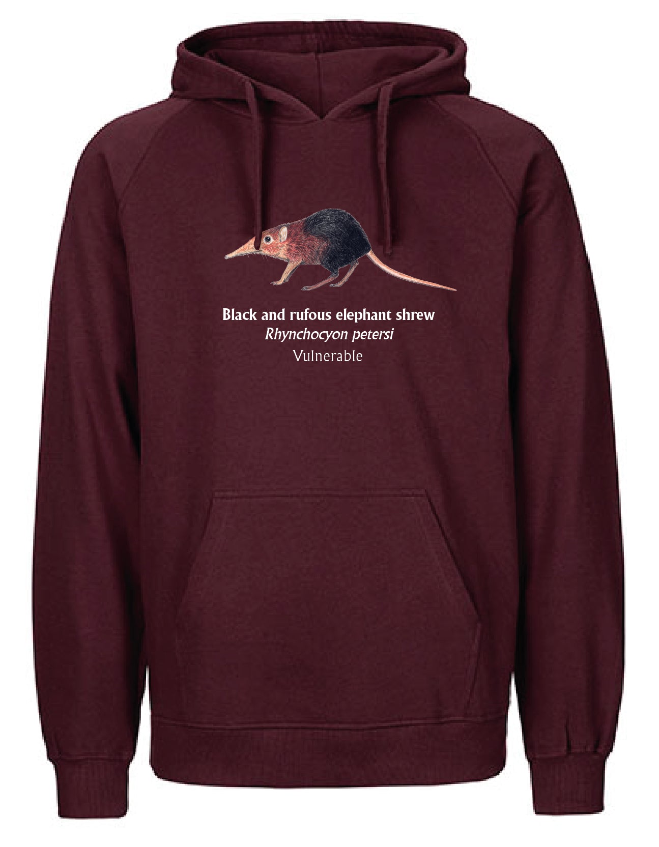 Black and rufous elephant shrew Hoodie