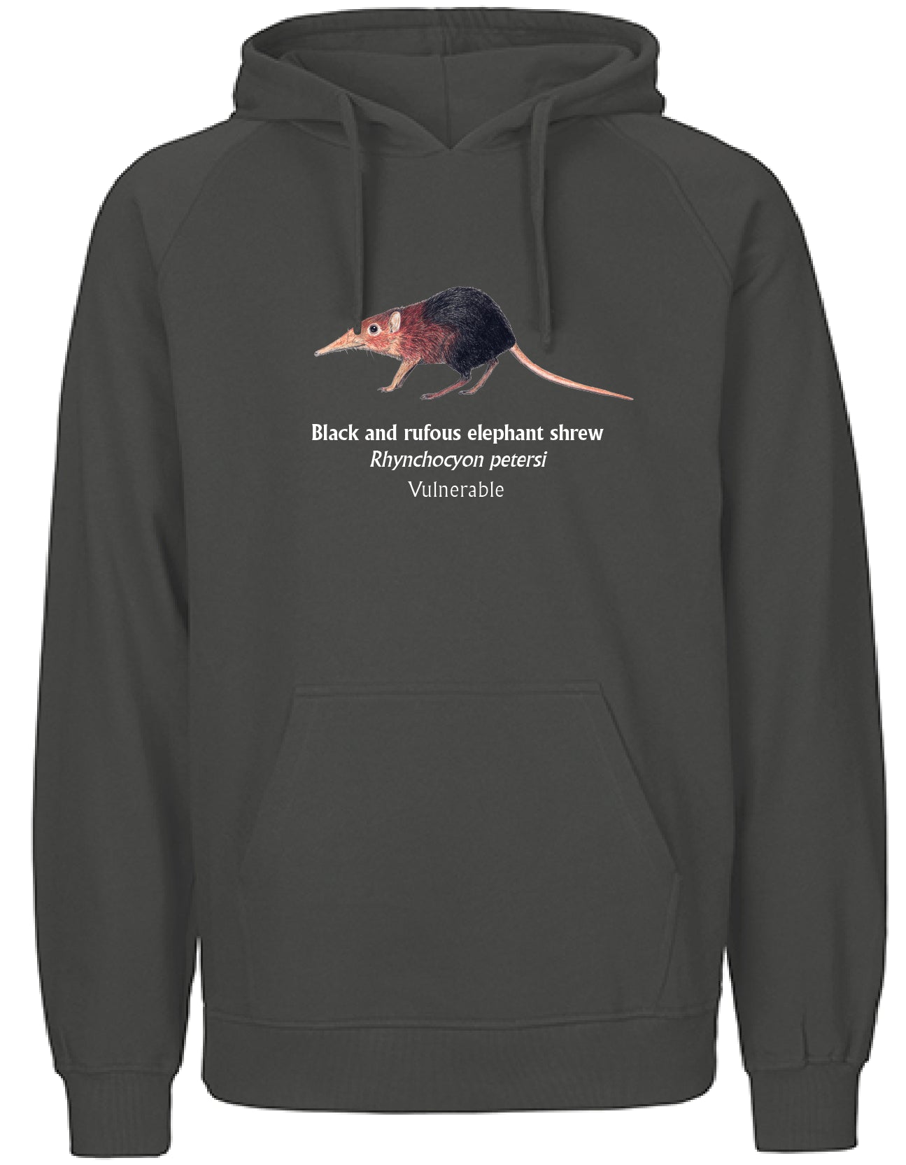 Black and rufous elephant shrew Hoodie