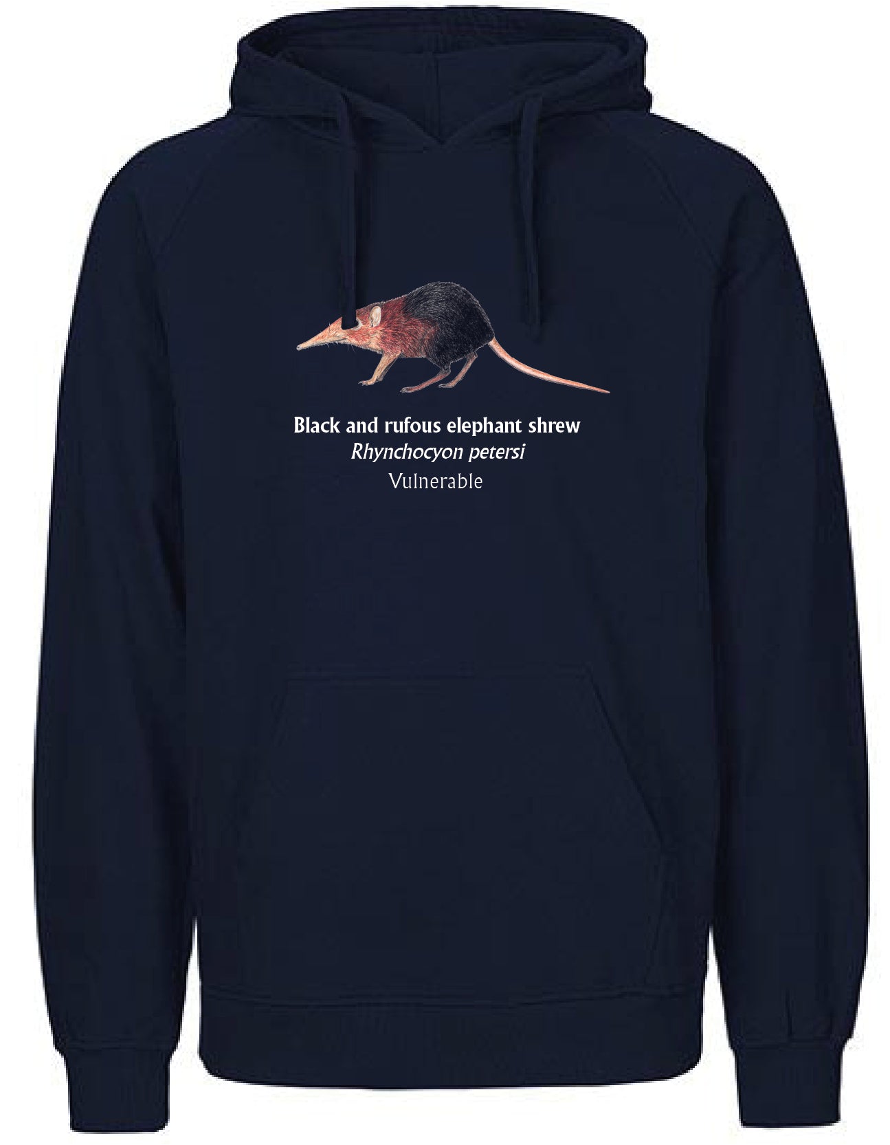 Black and rufous elephant shrew Hoodie