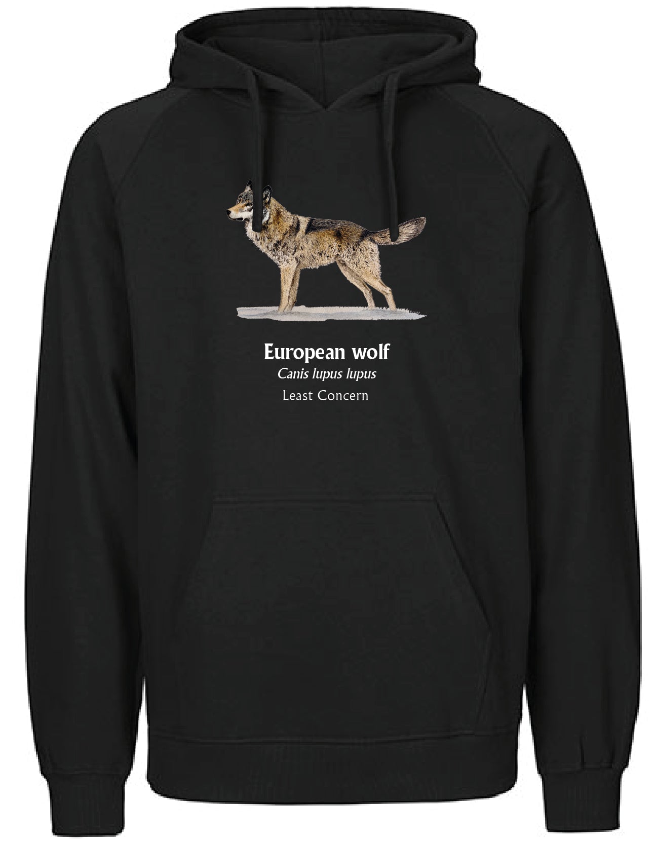 European Wolf Hoodie