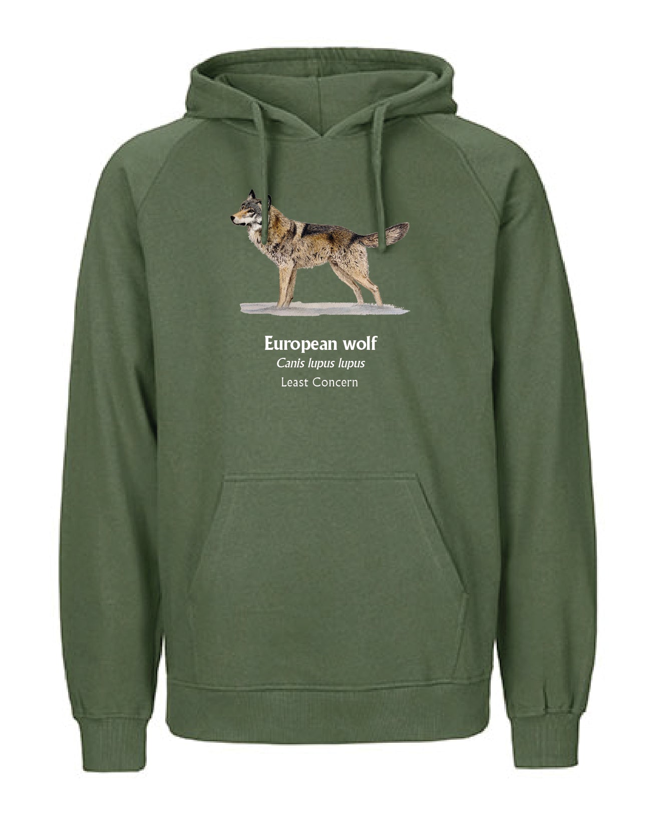 European Wolf Hoodie