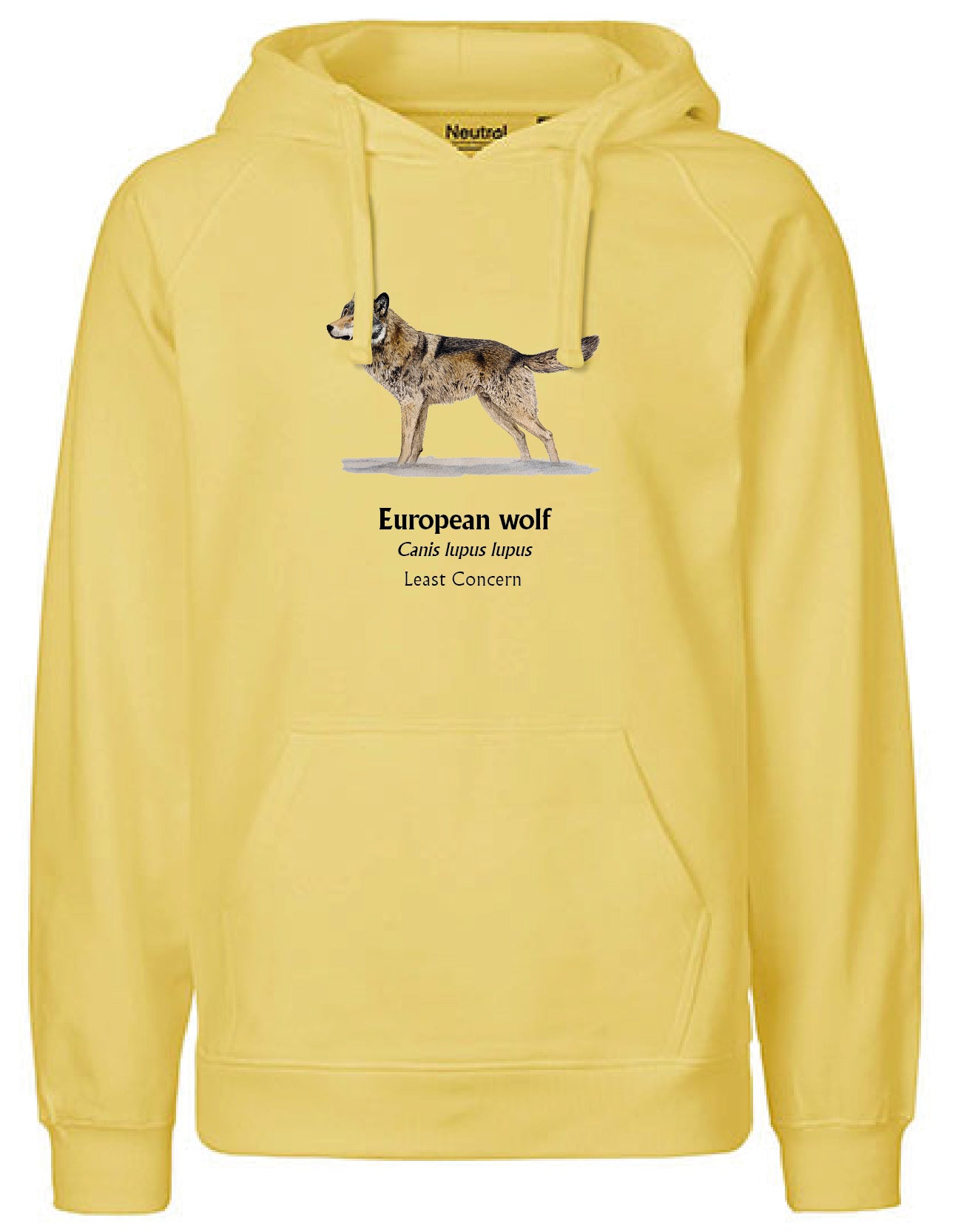 European Wolf Hoodie
