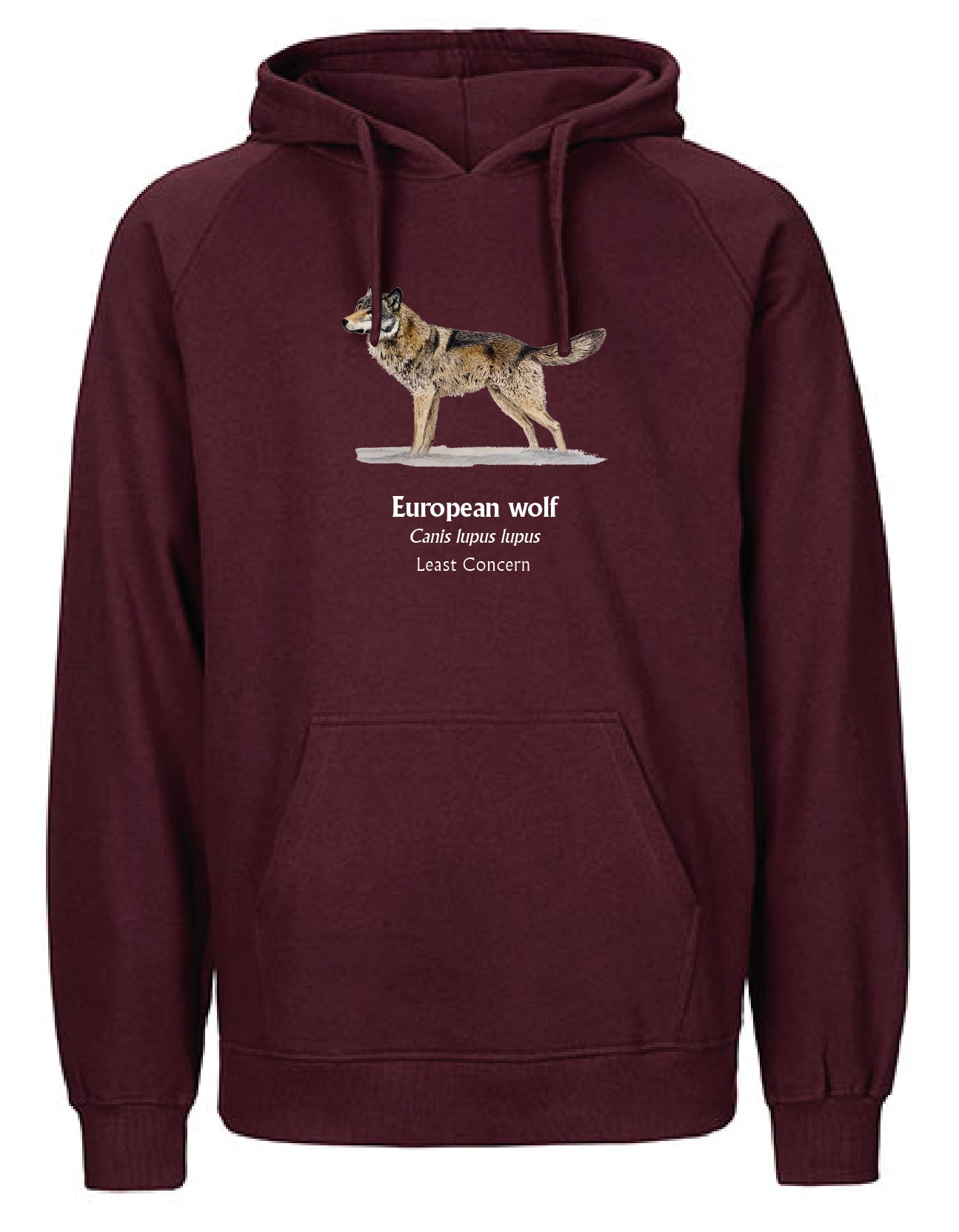 European Wolf Hoodie