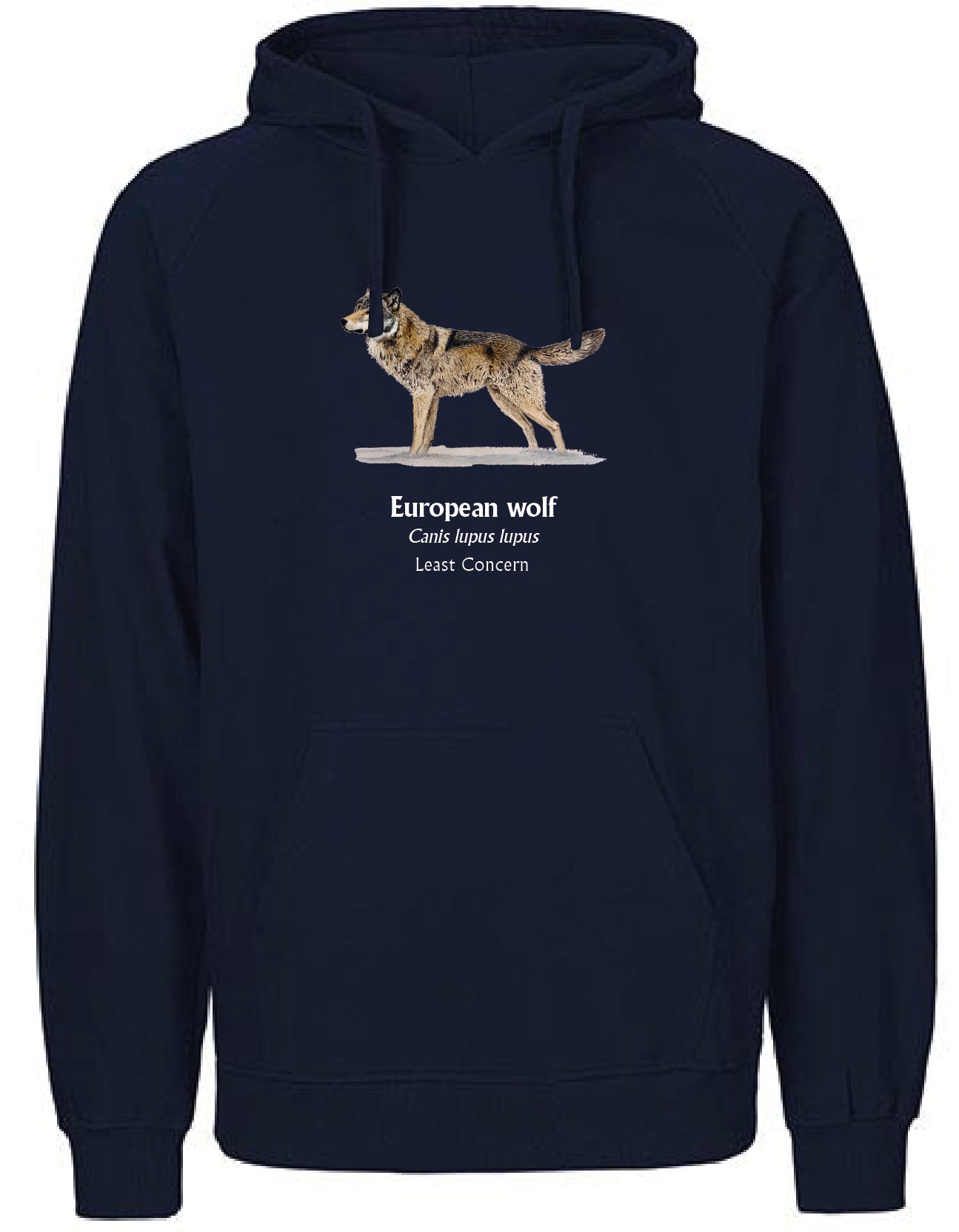 European Wolf Hoodie