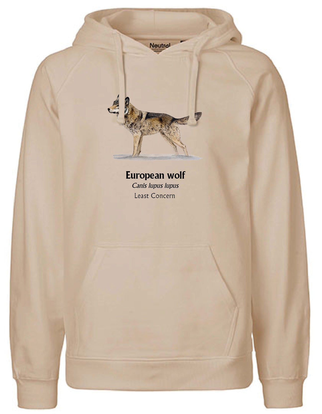 European Wolf Hoodie