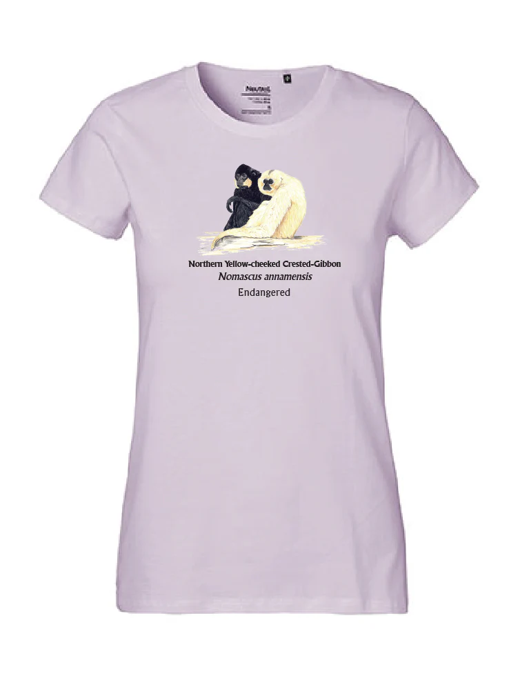 Northern Yellow-cheeked Crested-Gibbon (sitzend) T-Shirt