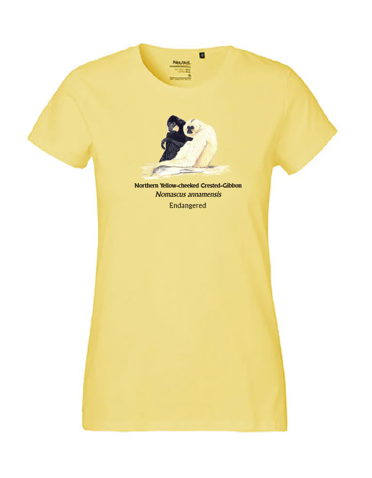 Northern Yellow-cheeked Crested-Gibbon (sitzend) T-Shirt