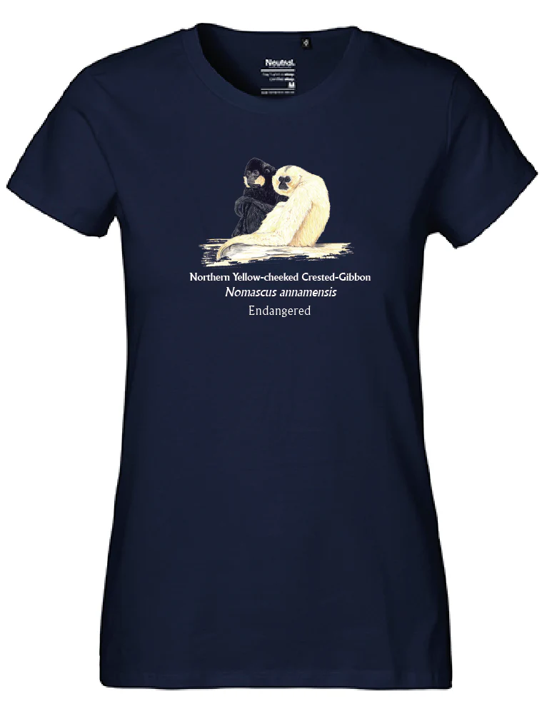 Northern Yellow-cheeked Crested-Gibbon (sitzend) T-Shirt