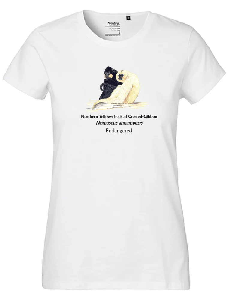 Northern Yellow-cheeked Crested-Gibbon (sitzend) T-Shirt