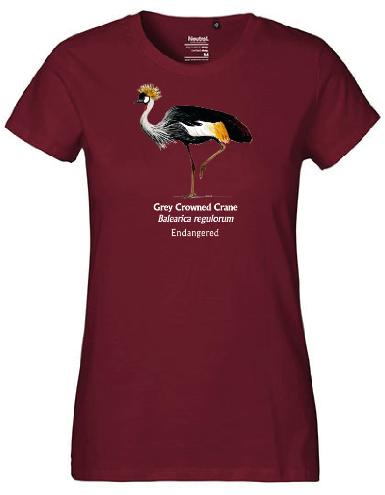 Grey Crowned Crane T-Shirt