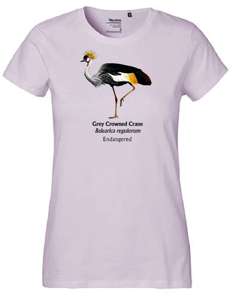 Grey Crowned Crane T-Shirt