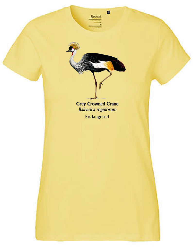 Grey Crowned Crane T-Shirt