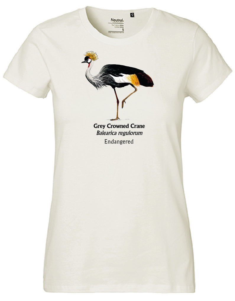 Grey Crowned Crane T-Shirt