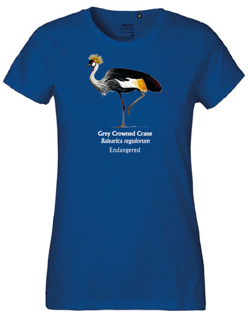 Grey Crowned Crane T-Shirt