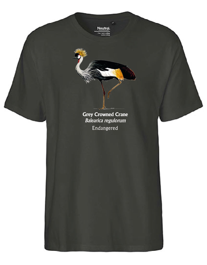 Grey Crowned Crane T-Shirt
