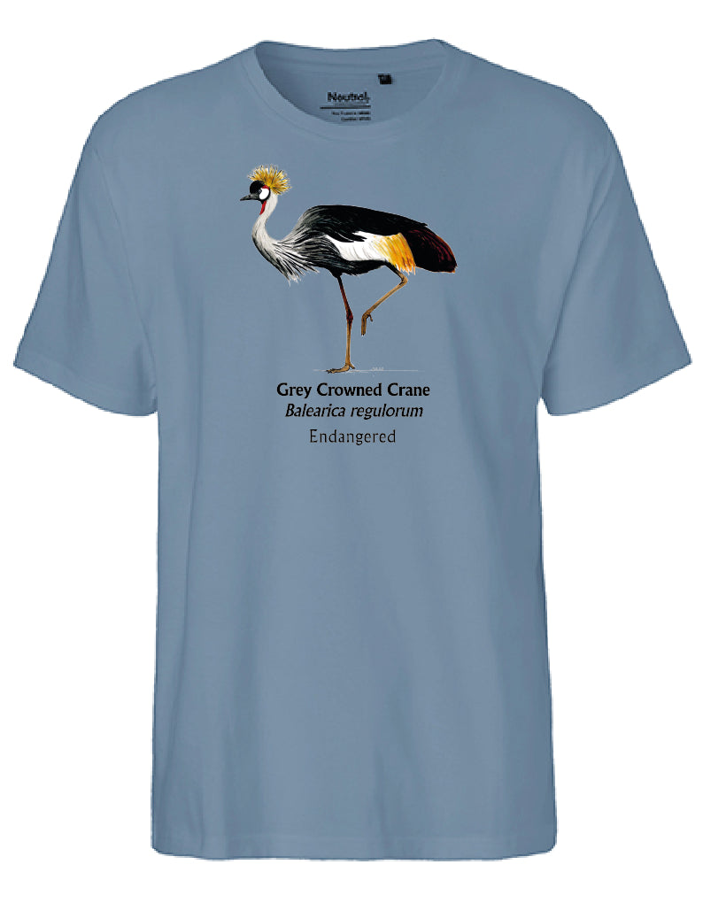 Grey Crowned Crane T-Shirt