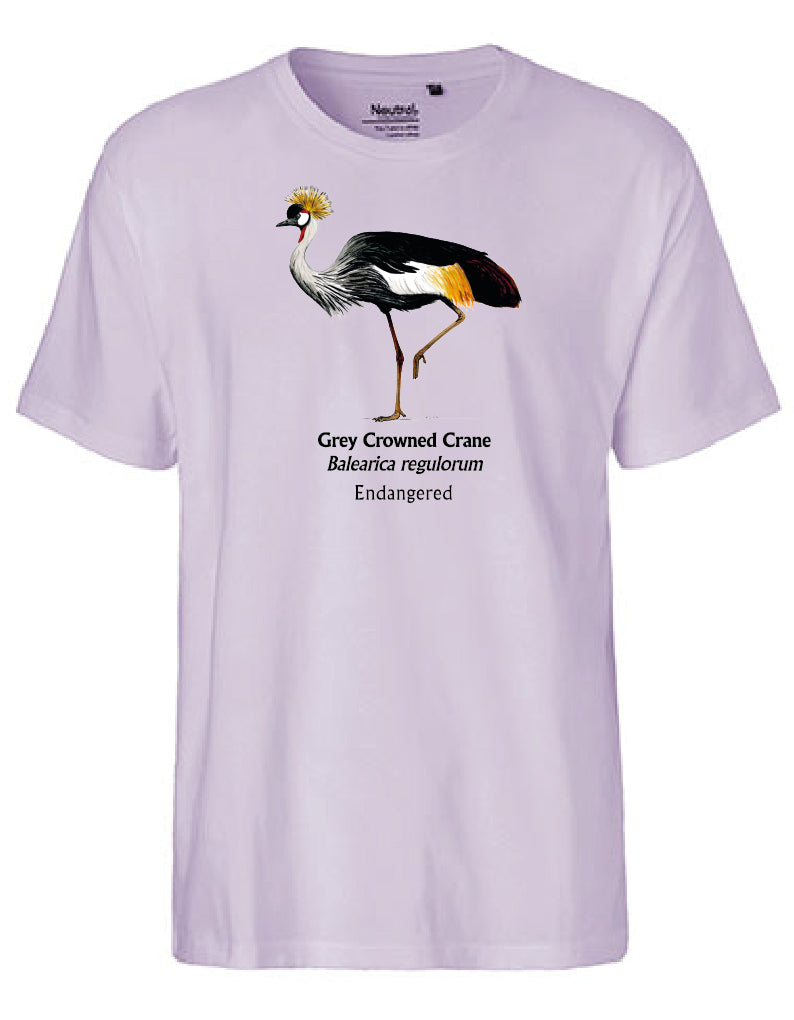 Grey Crowned Crane T-Shirt