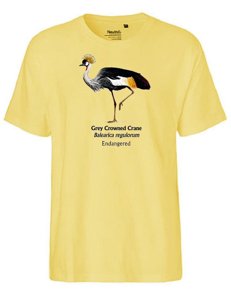 Grey Crowned Crane T-Shirt