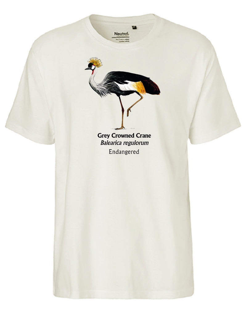 Grey Crowned Crane T-Shirt