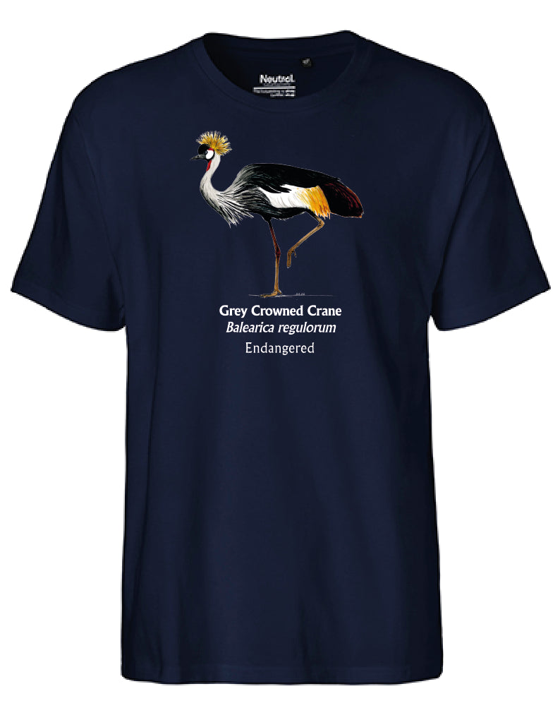 Grey Crowned Crane T-Shirt