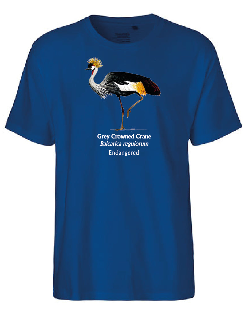 Grey Crowned Crane T-Shirt