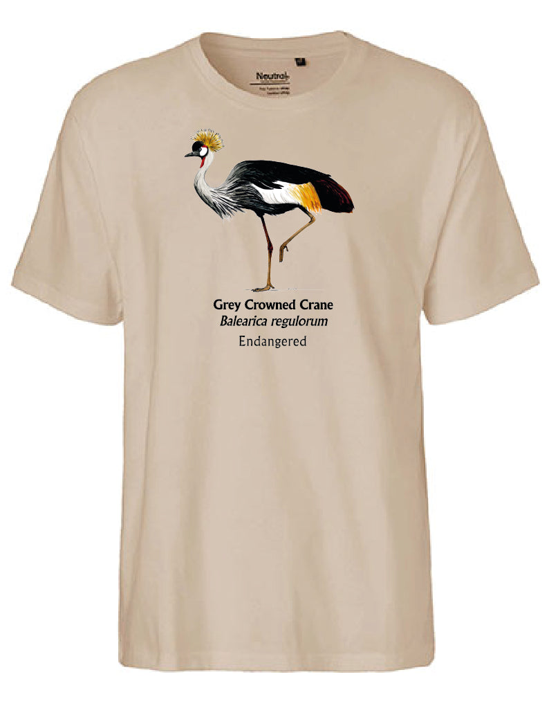 Grey Crowned Crane T-Shirt