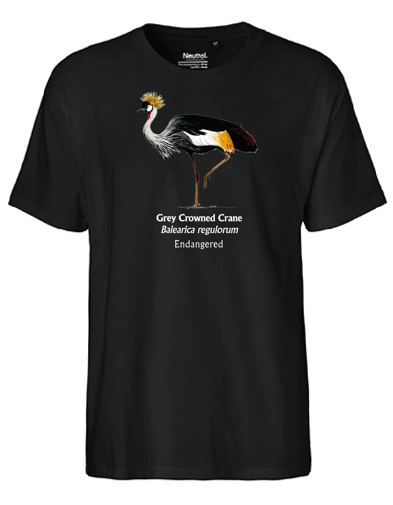Grey Crowned Crane T-Shirt