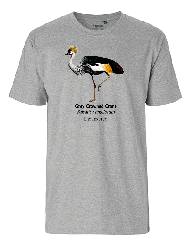 Grey Crowned Crane T-Shirt