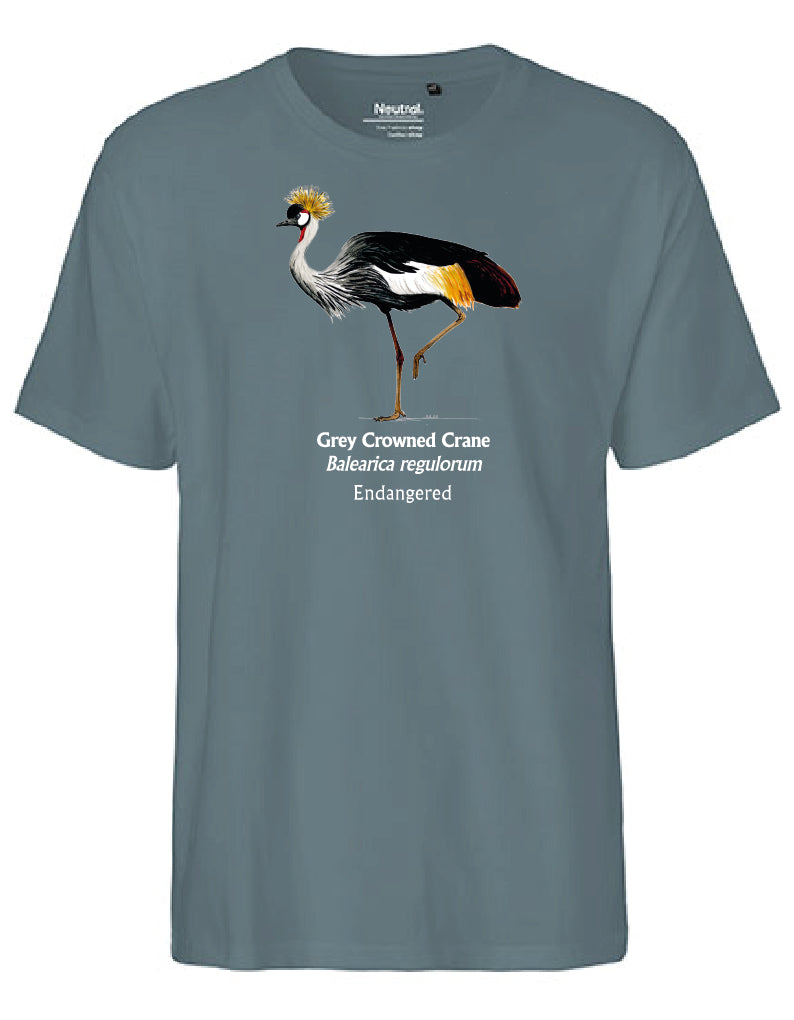 Grey Crowned Crane T-Shirt