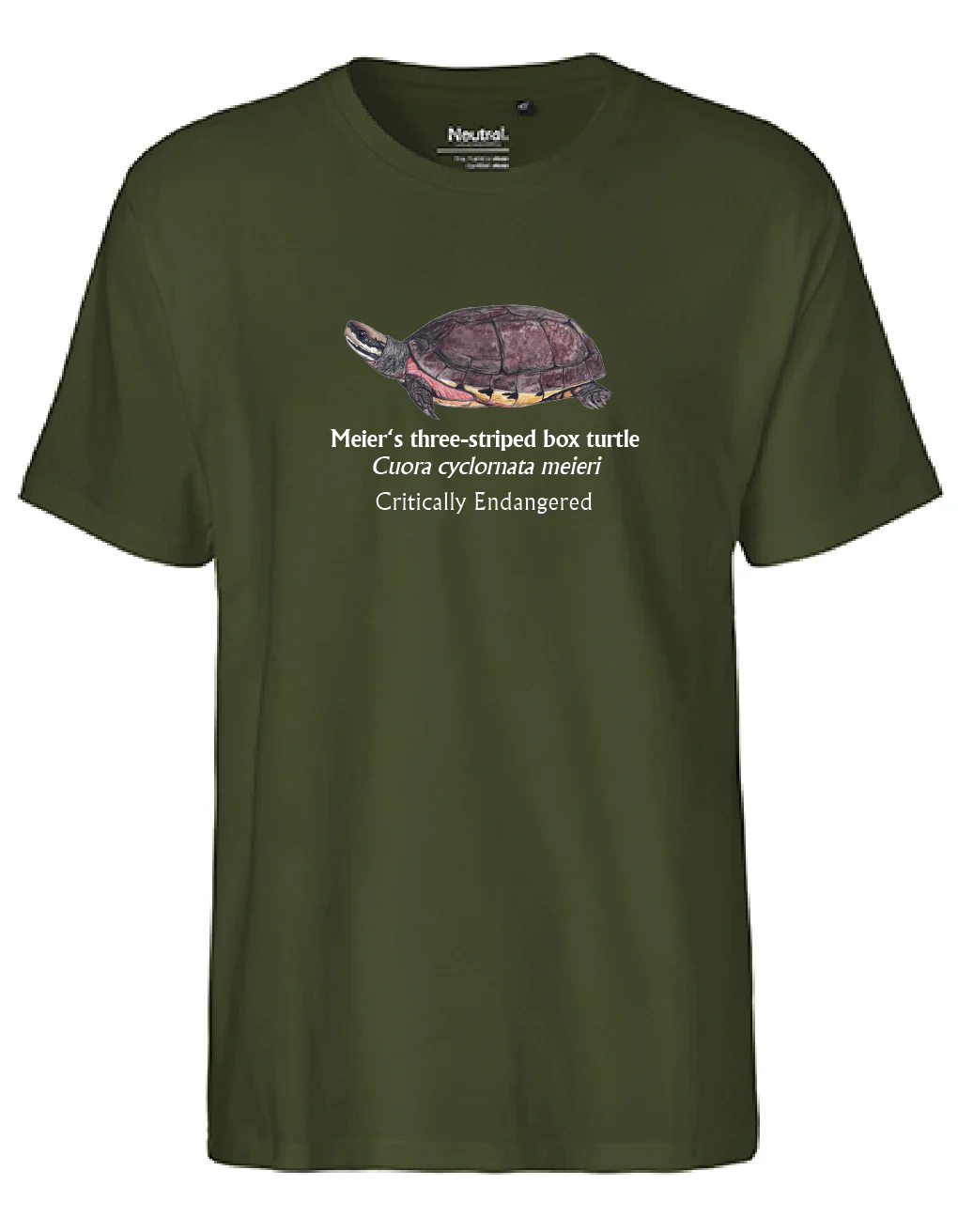 Meier's three-striped box turtle T-Shirt