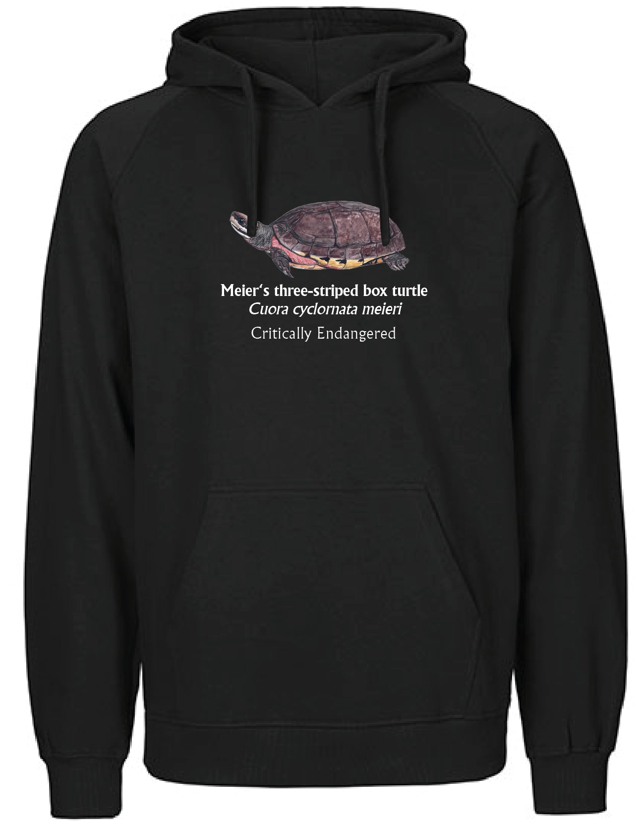 Meier's three-striped box turtle Hoodie