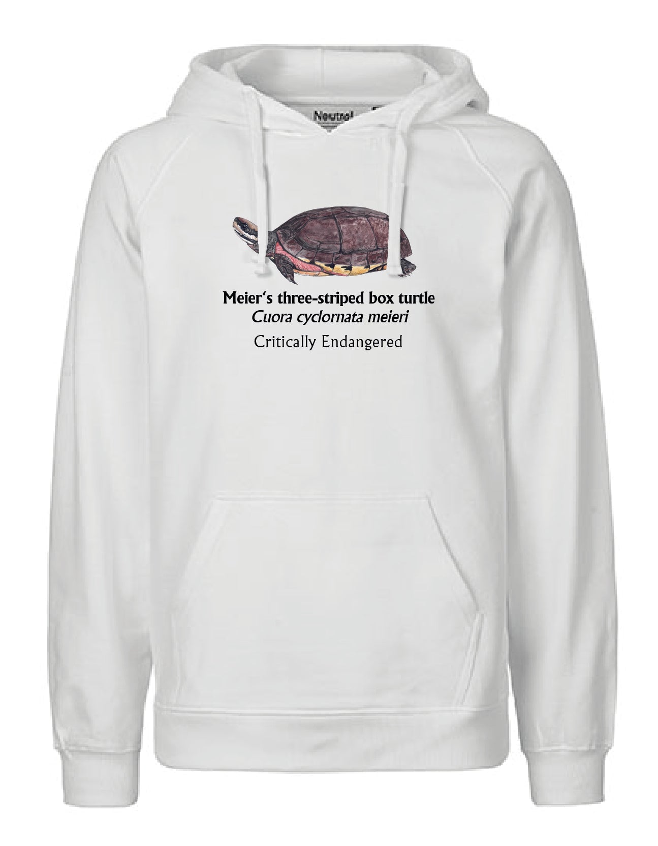 Meier's three-striped box turtle Hoodie
