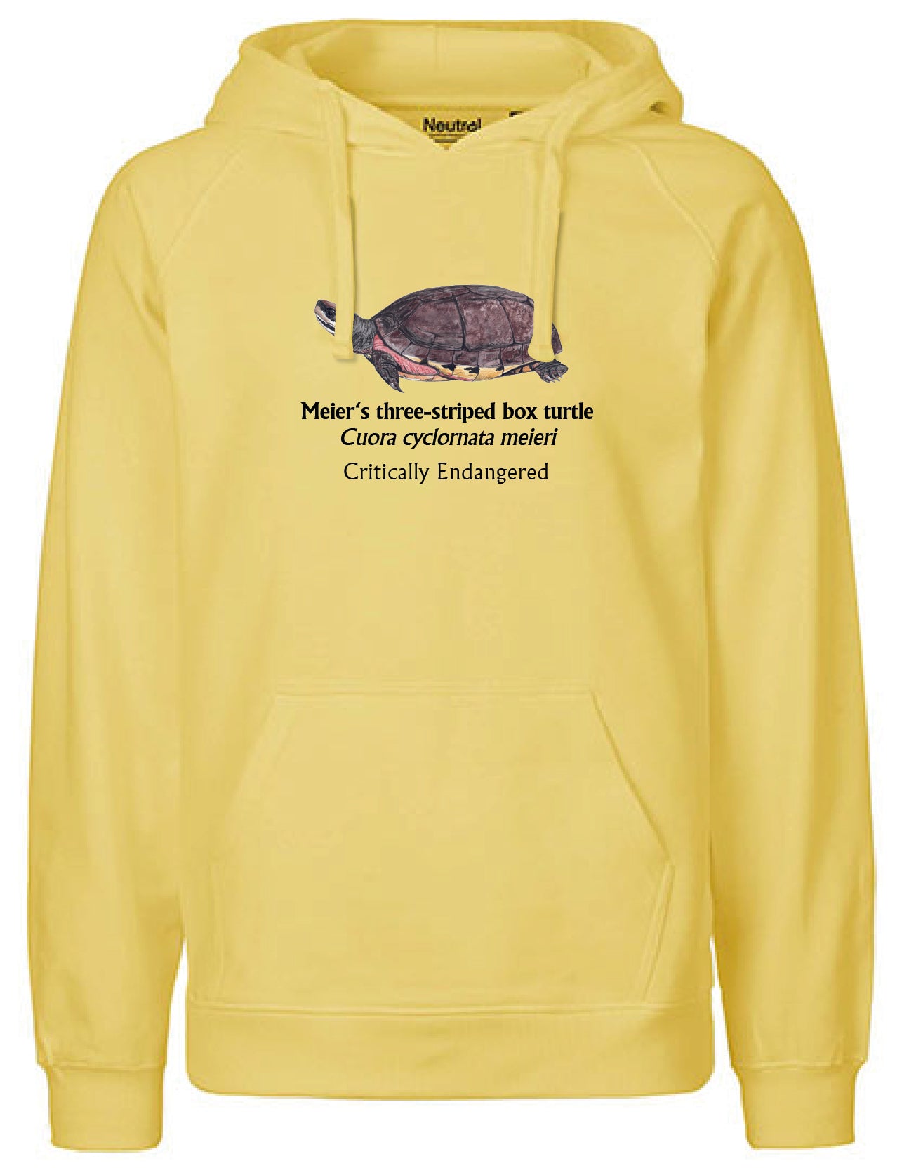 Meier's three-striped box turtle Hoodie